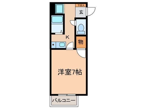 栄ハイツの物件間取画像